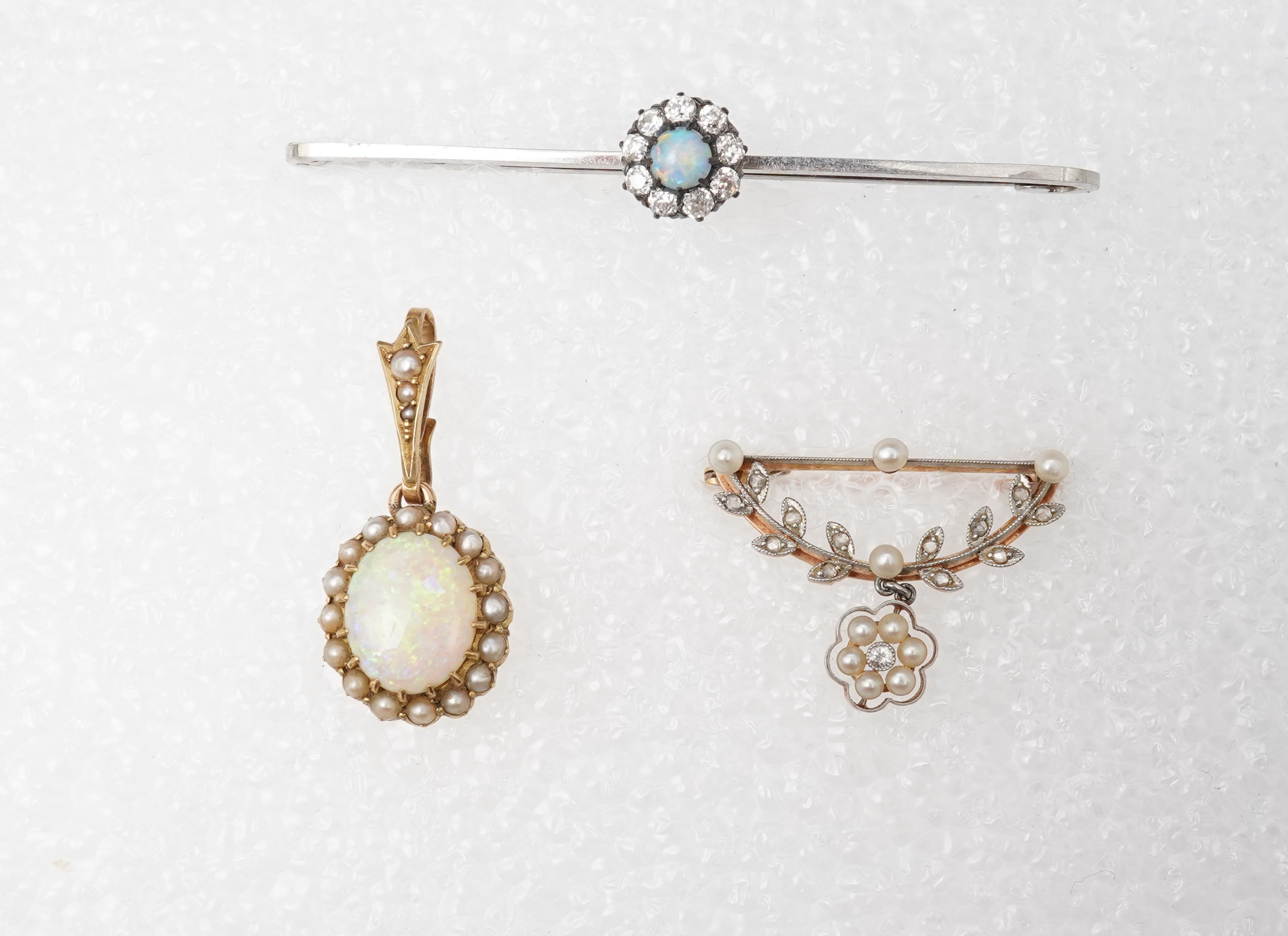 Three Edwardian jewels, early 20th century